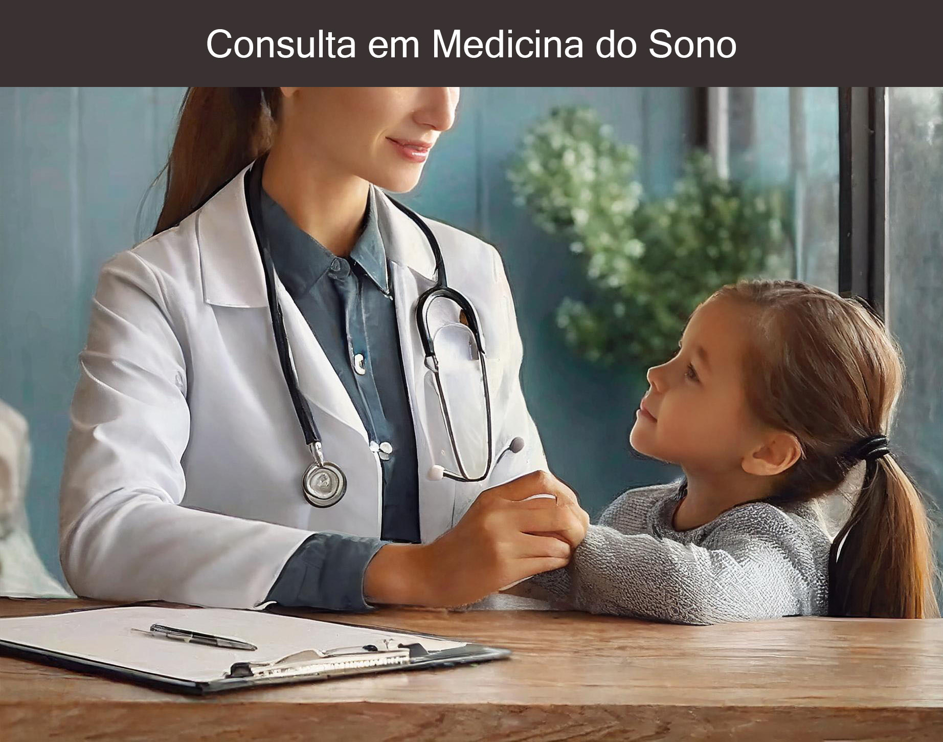 Cutcom Texto CutFirefly realistic image of a caucasian western female sleep medicine doctor listening to her child p.jpg